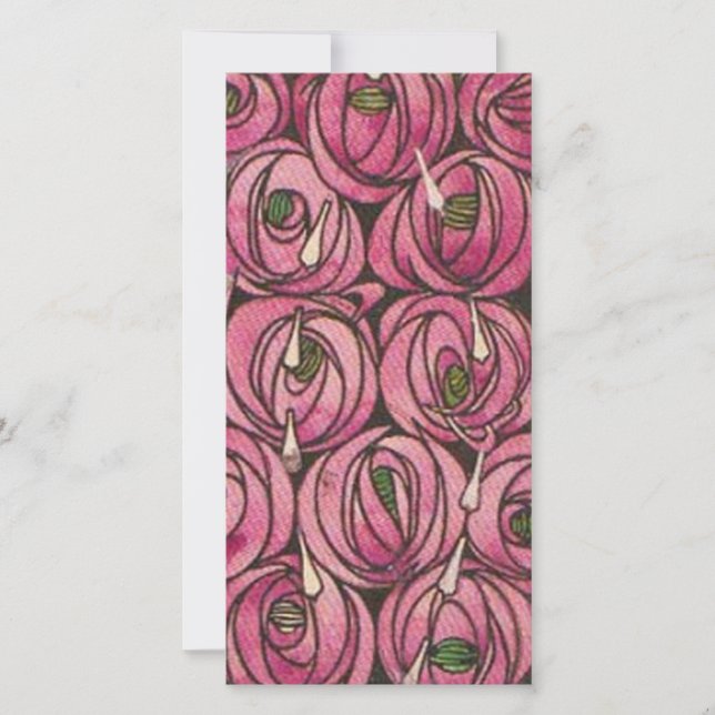 Charles Rennie Mackintosh - Roses Holiday Card (Front)