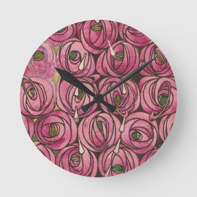 Charles Rennie Mackintosh - Roses Round Clock (Front)