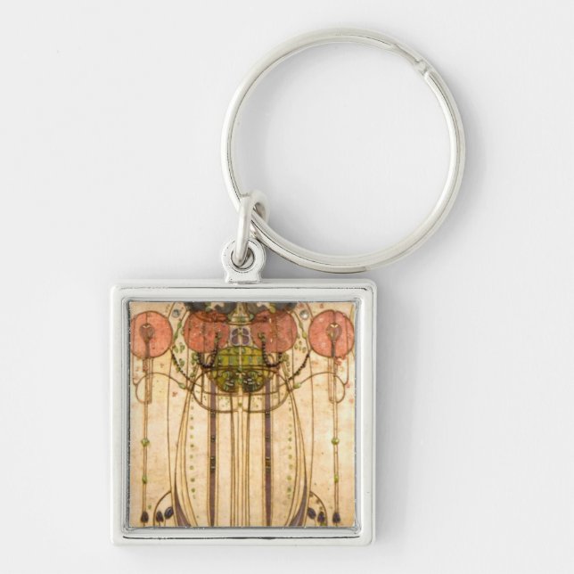 Charles Rennie Mackintosh The Wassail Key Ring (Front)