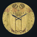 Charles Rennie Mackintosh - The Wassail Large Clock<br><div class="desc">Charles Rennie Mackintosh - The Wassail</div>