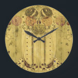 Charles Rennie Mackintosh - The Wassail Large Clock<br><div class="desc">Charles Rennie Mackintosh - The Wassail</div>