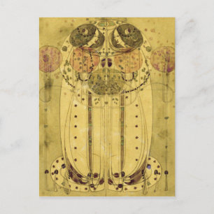 Charles Rennie Mackintosh - The Wassail Postcard