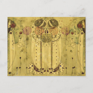 Charles Rennie Mackintosh - The Wassail Postcard
