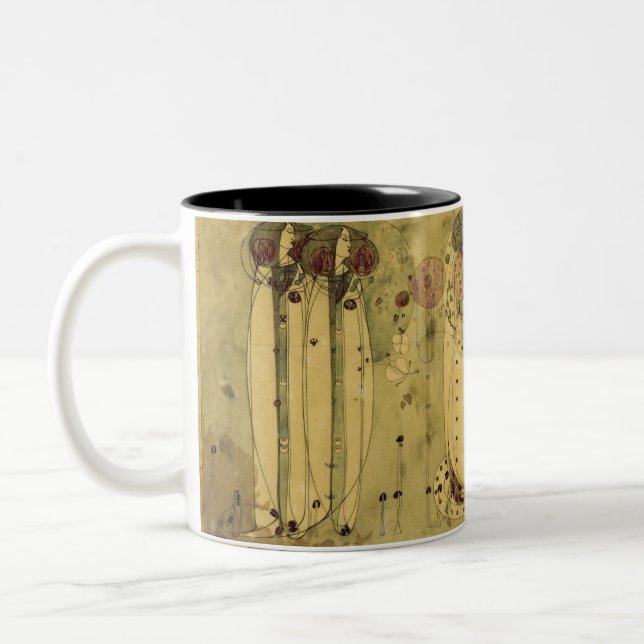 Charles Rennie Mackintosh - The Wassail Two-Tone Coffee Mug (Left)