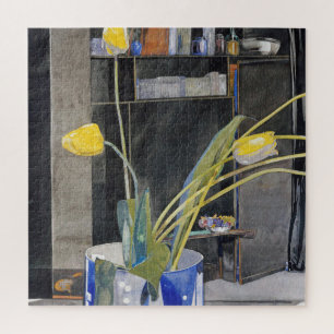 Charles Rennie Mackintosh - Yellow Tulips Jigsaw Puzzle