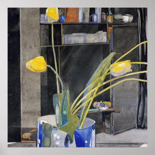 Charles Rennie Mackintosh - Yellow Tulips Poster