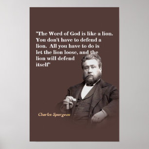 Charles Spurgeon Quote On The Word Of God Poster