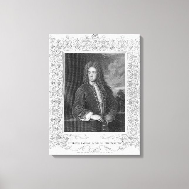 Charles Talbot, Duke of Shrewsbury Canvas Print (Front)