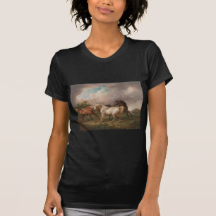 Charles Towne Art Painting Oil Horses Destiny T-Shirt