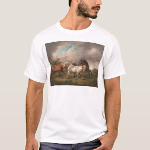 Charles Towne Art Painting Oil Horses Destiny T-Shirt