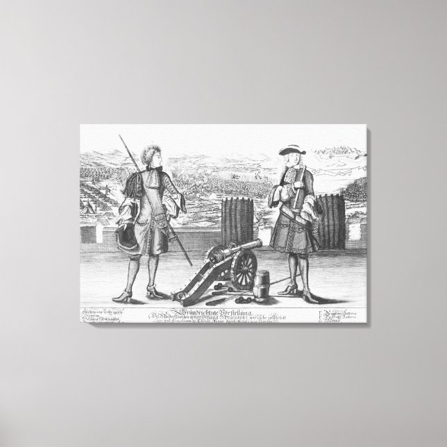 Charles V, Duke of Lorraine and Bar, with Canvas Print (Front)