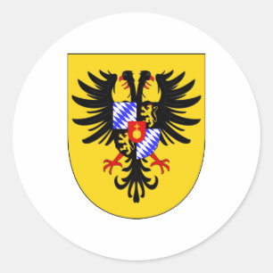 Charles VII Arms imperial Coat Holy Roman Emperor Classic Round Sticker
