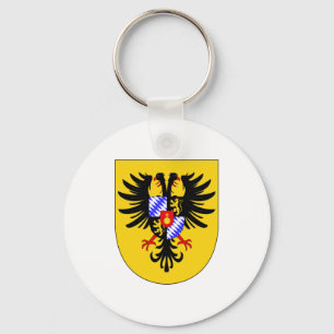 Charles VII Arms imperial Coat Holy Roman Emperor Key Ring