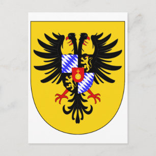 Charles VII Arms imperial Coat Holy Roman Emperor Postcard