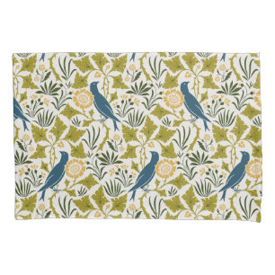 Charles Voysey Amongst the Leaves with Bluebirds Pillowcase