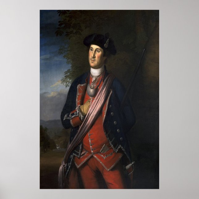 Charles Willson Peale / George Washington - 1772 / Poster (Front)