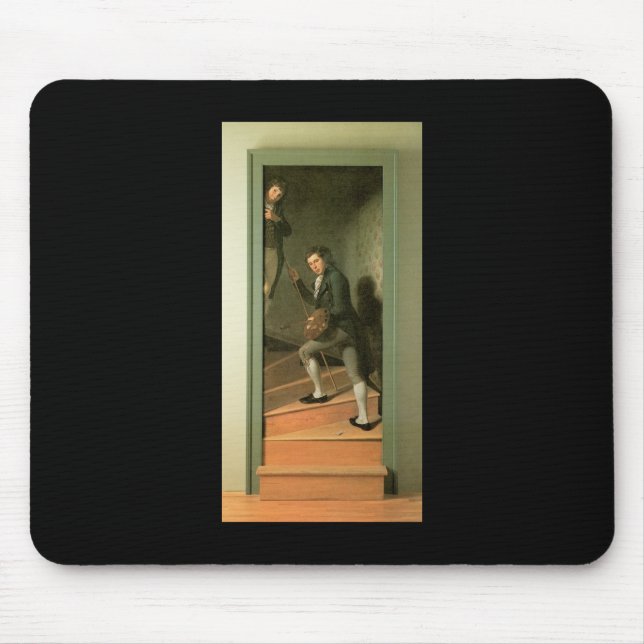 Charles Willson Peale The Staircase Group Mouse Mat (Front)