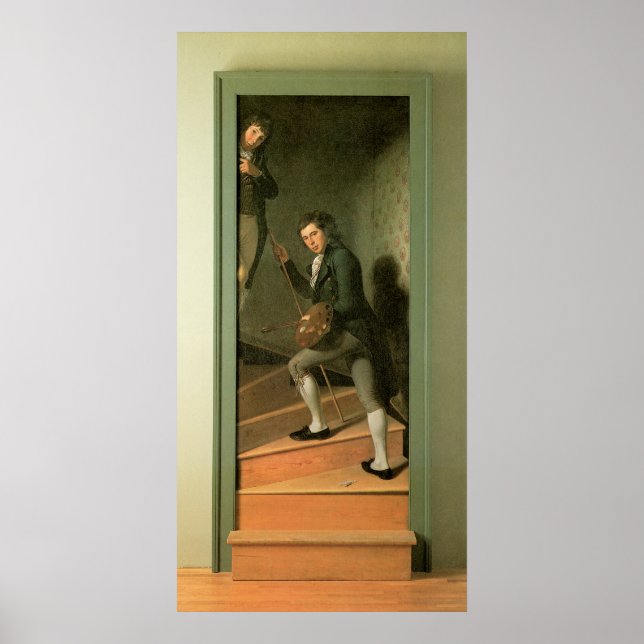 Charles Willson Peale The Staircase Group Poster (Front)
