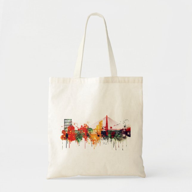 Charleston City Art Tote Bag (Front)