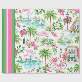 Charleston Coastal Gift Wrapping Paper