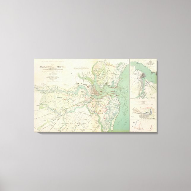 Charleston, defences canvas print (Front)