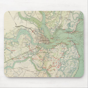 Charleston, defences mouse mat