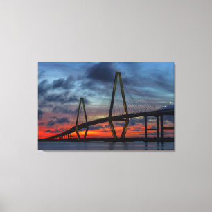 Charleston Fire Like Sunset Canvas Print