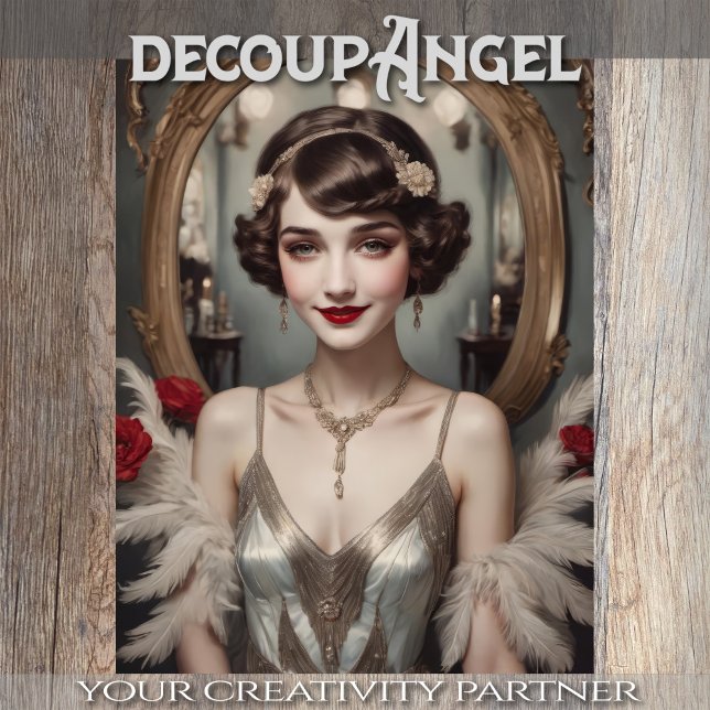 Charleston Flapper - Decoupage - Tissue Paper (Creator Uploaded)