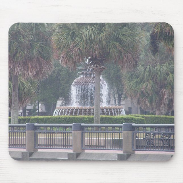 Charleston Fountain Mouse Mat (Front)