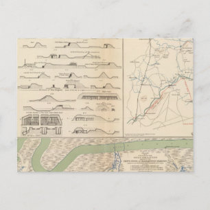 Charleston Harbour, Army of the Potomac operations Postcard