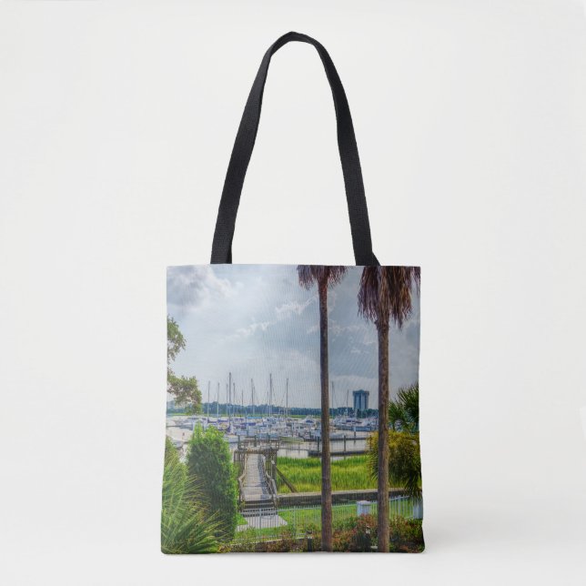 Charleston Harbour Tote Bag (Front)