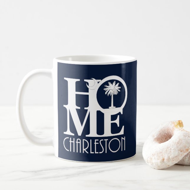 Charleston HOME South Carolina Coffee Mug (With Donut)