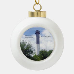 Charleston Lighthouse ball ornament