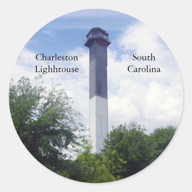 Charleston Lighthouse Stickers (Front)