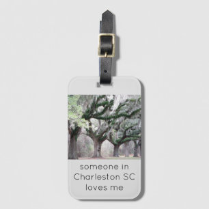 Charleston Love Luggage Tag