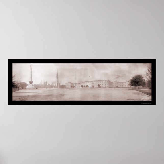 Charleston Military South Carolina Photo 1909 Poster (Front)