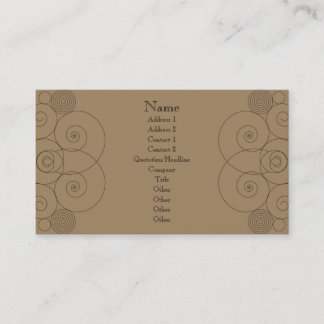 Charleston - Milk Chocolate Business Card