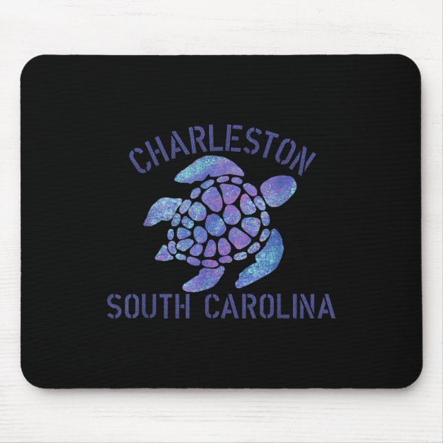 Charleston, Sc Beach Design _ Tribal Turtle Gift  Mouse Mat (Front)
