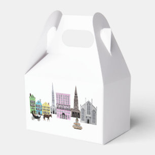 Charleston SC  City Rainbow Row Favour Box