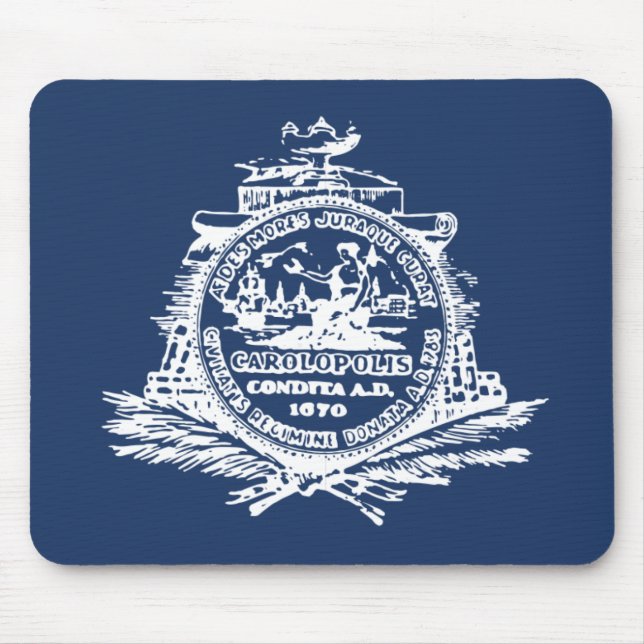 Charleston, SC Flag Mouse Mat (Front)