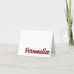 Charleston, SC Personalised Thank-you Card
