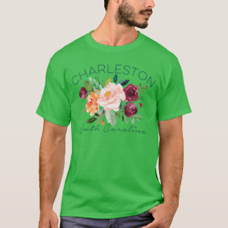 Charleston SC Pretty Garden Roses Women Girls Gard T-Shirt