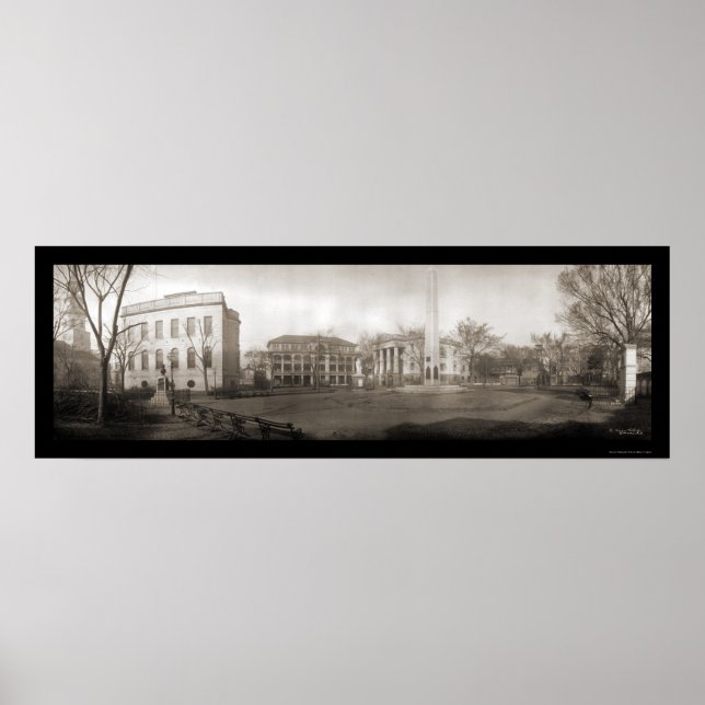 Charleston SC Square Photo 1909 Poster (Front)