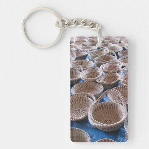 Charleston SC Sweetgrass Baskets Keychain