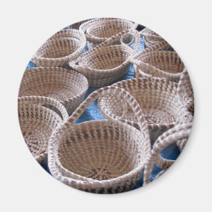 Charleston SC Sweetgrass Baskets Magnet