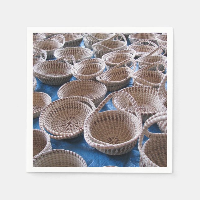 Charleston SC Sweetgrass Baskets Napkin (Front)