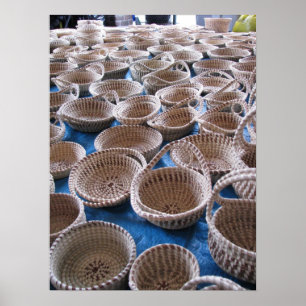 Charleston SC Sweetgrass Baskets Print