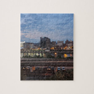 Charleston Skyline at Dusk Jigsaw Puzzle