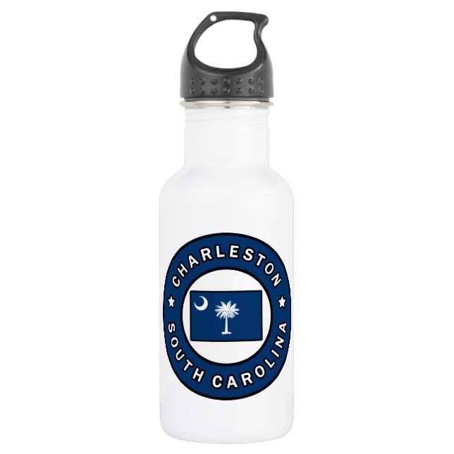 Charleston South Carolina 532 Ml Water Bottle (Front)
