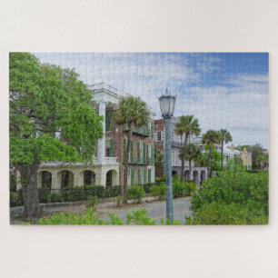 Charleston South Carolina Battery Historic Homes Jigsaw Puzzle